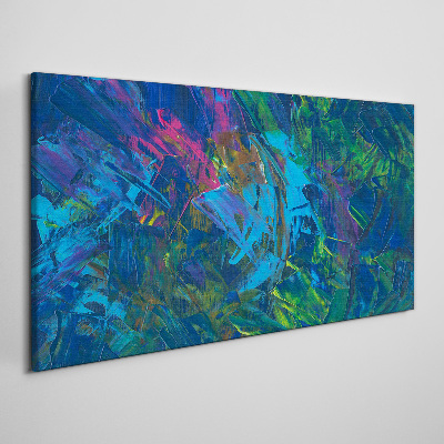 Obraz Canvas Kolorowy chaos abstrakcji