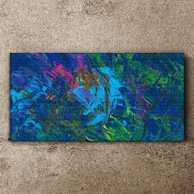 Obraz Canvas Kolorowy chaos abstrakcji
