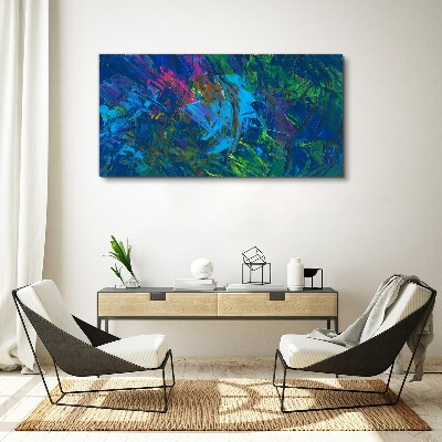 Obraz Canvas Kolorowy chaos abstrakcji