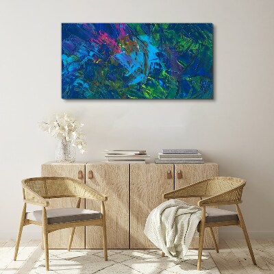 Obraz Canvas Kolorowy chaos abstrakcji