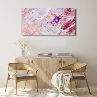 Obraz Canvas Różowe fale abstrakcji