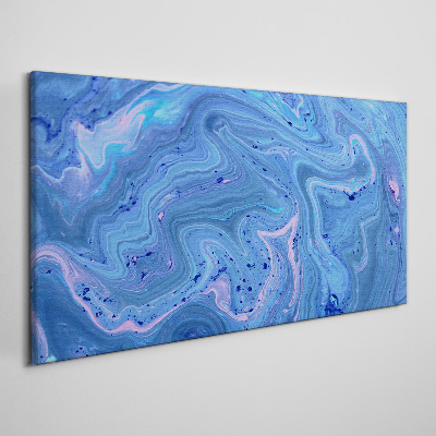 Obraz Canvas Oceaniczne fale niebieskiego marmuru