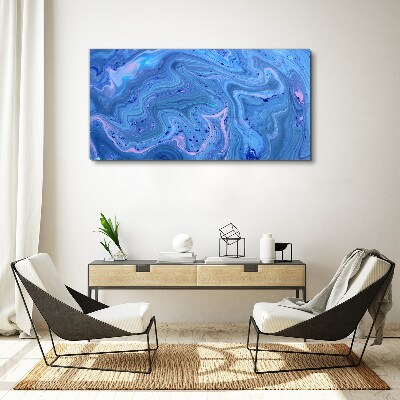 Obraz Canvas Oceaniczne fale niebieskiego marmuru
