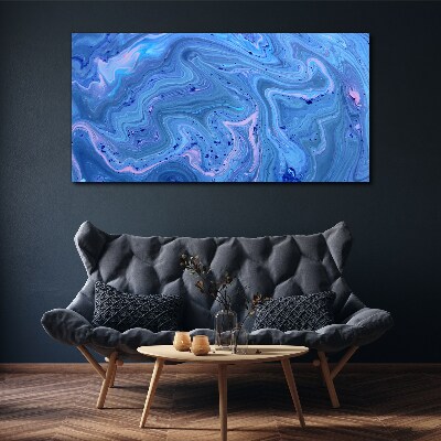 Obraz Canvas Oceaniczne fale niebieskiego marmuru