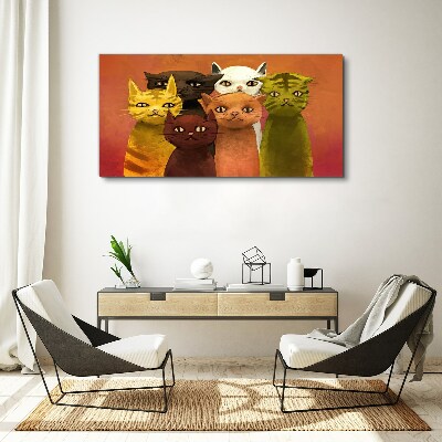 Obraz Canvas Abstrakcja Zwierzęta Koty