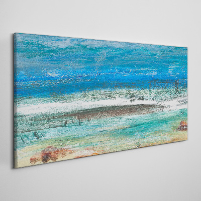Obraz Canvas abstrakcja plaża morze fale
