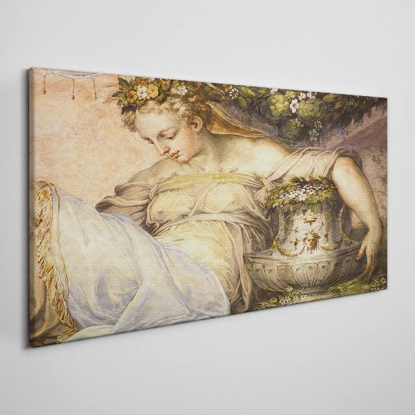 Obraz Canvas Muza w ogrodzie
