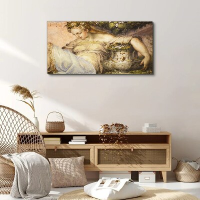Obraz Canvas Muza w ogrodzie