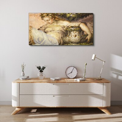 Obraz Canvas Muza w ogrodzie