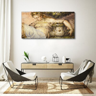 Obraz Canvas Muza w ogrodzie