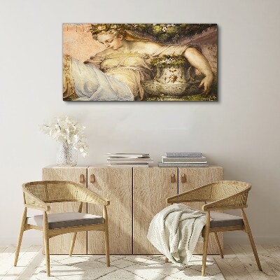 Obraz Canvas Muza w ogrodzie