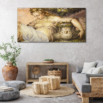 Obraz Canvas Muza w ogrodzie