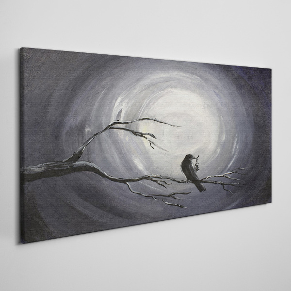 Obraz na Płótnie Abstrakcja Noc Zwierzę Ptak