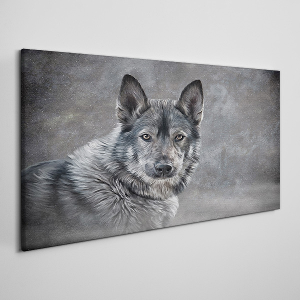Obraz Canvas Portret szarego psa