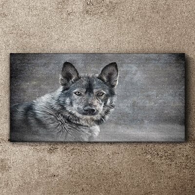 Obraz Canvas Zima Śnieg Zwierzę Wilk Pies