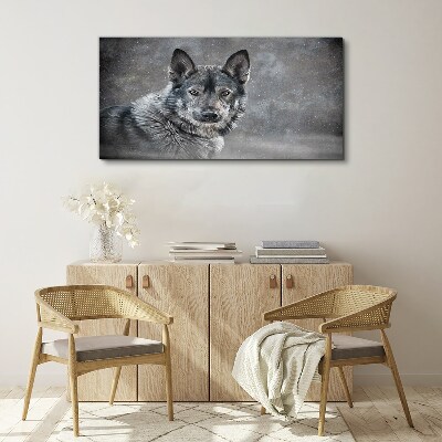 Obraz Canvas Portret szarego psa