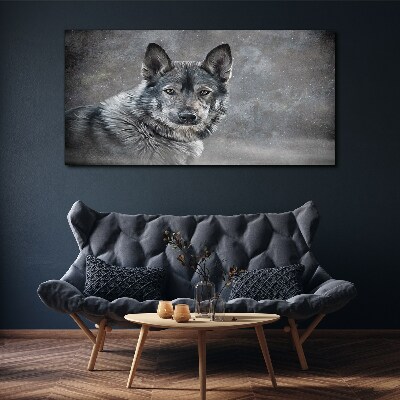 Obraz Canvas Portret szarego psa