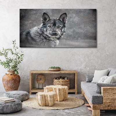 Obraz Canvas Portret szarego psa
