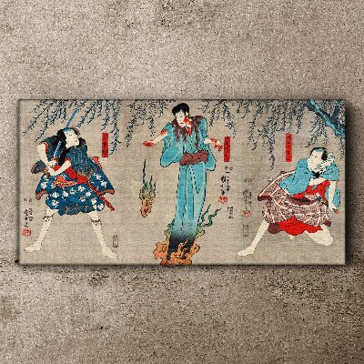 Obraz na Płótnie Azja Kimono Samuraj