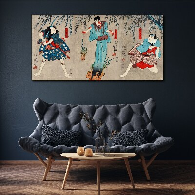 Obraz na Płótnie Azja Kimono Samuraj