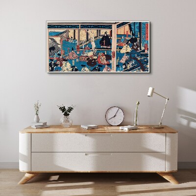 Obraz Canvas Scena z życia japońskiego