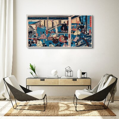 Obraz Canvas Scena z życia japońskiego