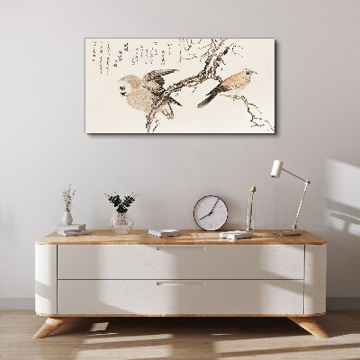 Obraz Canvas Azja Oddziały Zwierzęta Ptaki