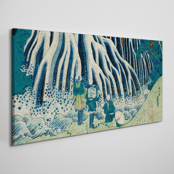 Obraz Canvas Pod drzewem w zimowej scenerii