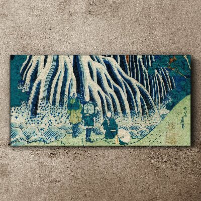 Obraz Canvas Pod drzewem w zimowej scenerii