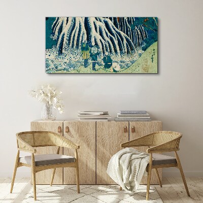 Obraz Canvas Pod drzewem w zimowej scenerii