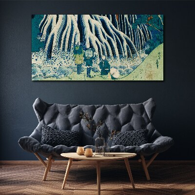 Obraz Canvas Pod drzewem w zimowej scenerii
