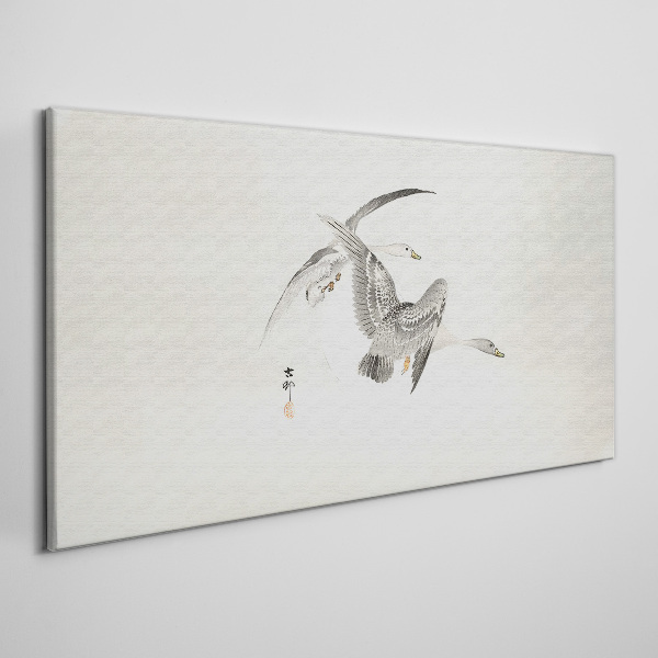 Obraz Canvas Lot dzikich gęsi