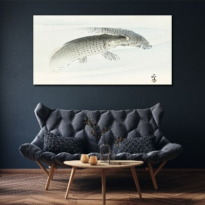 Obraz Canvas Rybne tańce w spokojnej wodzie