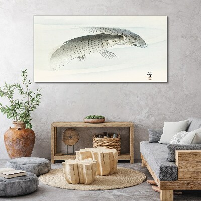 Obraz Canvas Rybne tańce w spokojnej wodzie