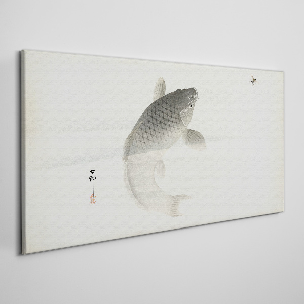 Obraz Canvas Koi w spokojnej wodzie