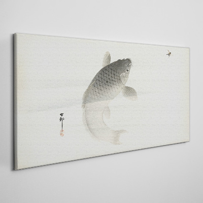 Obraz Canvas Koi w spokojnej wodzie