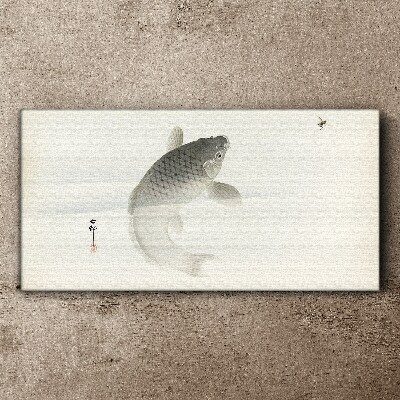 Obraz Canvas Koi w spokojnej wodzie