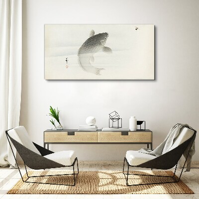 Obraz Canvas Koi w spokojnej wodzie