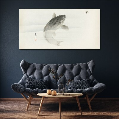 Obraz Canvas Koi w spokojnej wodzie