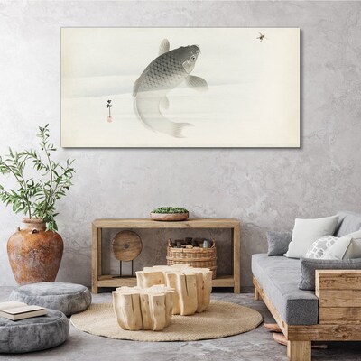 Obraz Canvas Koi w spokojnej wodzie