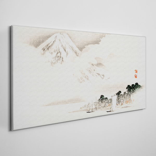 Obraz Canvas Spokój górskiego krajobrazu
