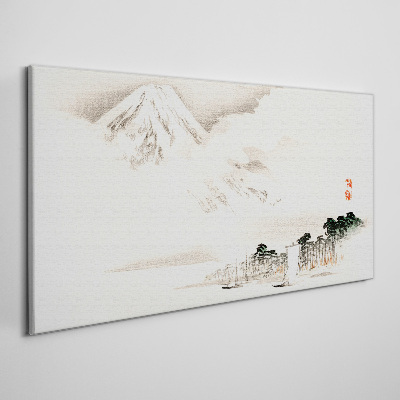 Obraz Canvas Spokój górskiego krajobrazu