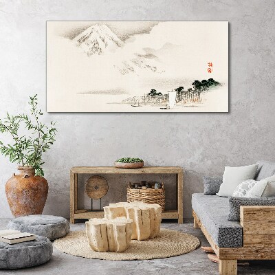 Obraz Canvas Spokój górskiego krajobrazu