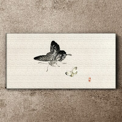 Obraz Canvas Motyle w delikatnej harmonii
