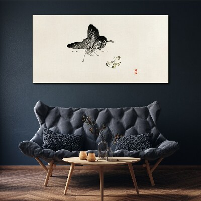 Obraz Canvas Motyle w delikatnej harmonii
