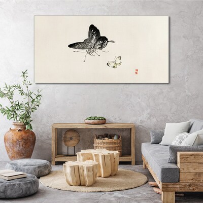 Obraz Canvas Motyle w delikatnej harmonii