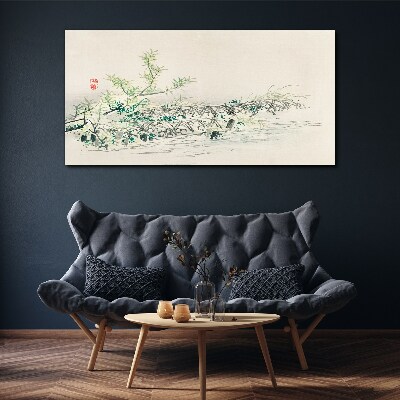 Obraz Canvas Spokój natury w delikatnych barwach