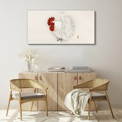 Obraz Canvas Kogut w delikatnych barwach