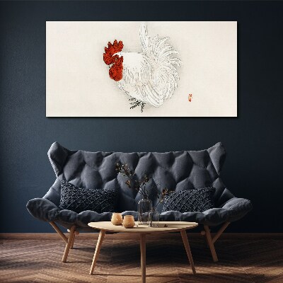 Obraz Canvas Kogut w delikatnych barwach