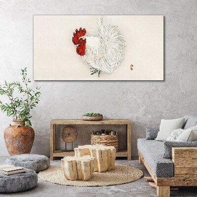 Obraz Canvas Kogut w delikatnych barwach